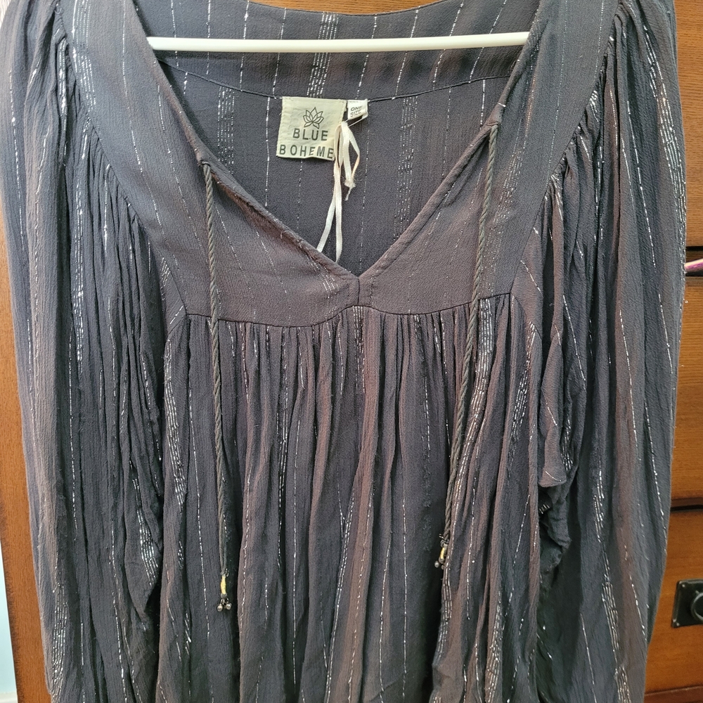 Elegant Gray Women's Top